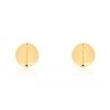 Linda Tahija Jewellery Ridge Gold St Silver Stud Earring
