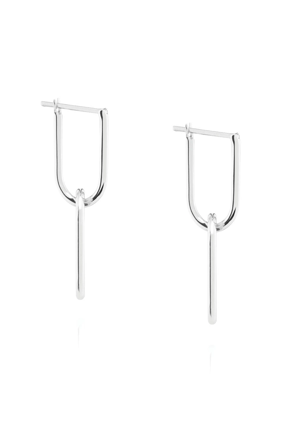 Linda Tahija Jewellery Linked Hoop SS Earrings