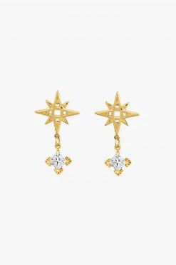 Lindi Kingi Star Stud Earring With Embellishment
