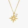Lindi Kingi Single Star Necklace With Embellishment Jewellery