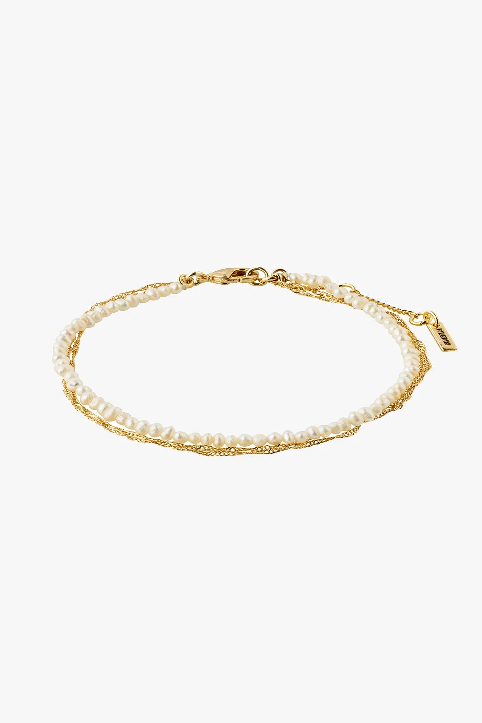 Pilgrim Native Beauty Fine Pearl Bracelet Gold