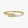 Lindi Kingi Jewellery Snake Bangle Gold