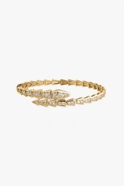 Lindi Kingi Jewellery Snake Bangle Gold