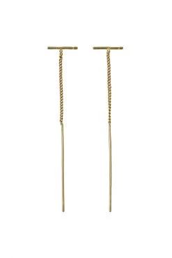 Pilgrim Brielle Small Bar Thread Earring