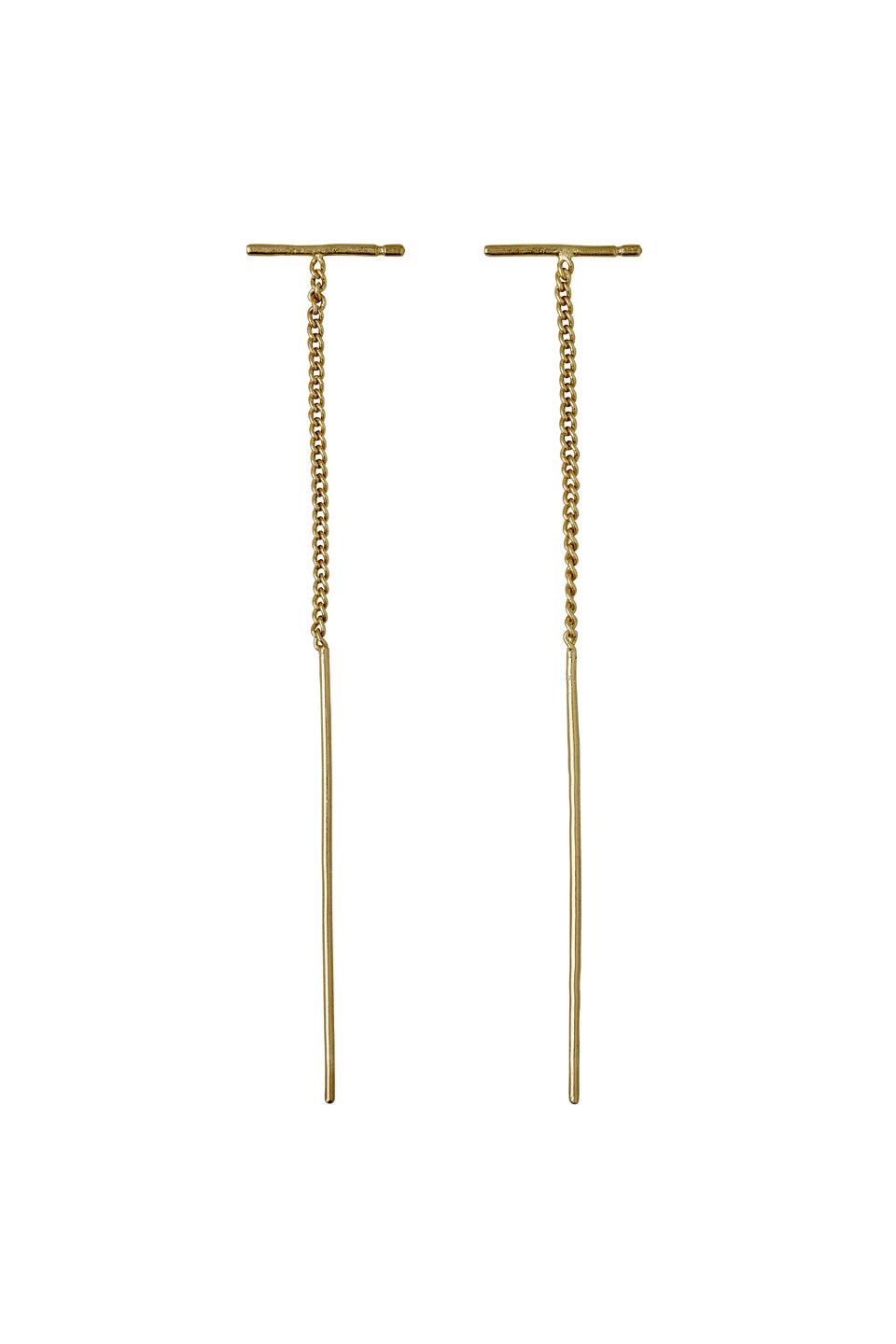Pilgrim Brielle Small Bar Thread Earring