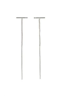 Pilgrim Brielle Small Bar Thread Earring