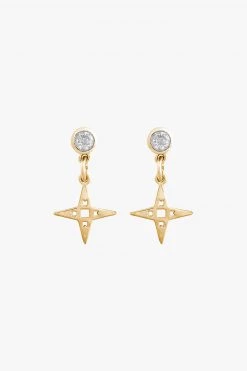 Lindi Kingi Hanging Star Stud Earring Jewellery