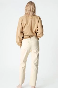 Mavi Barcelona Antique White High Wide Denim Jean New In