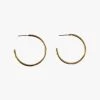 Flo Gives Back 15% To Women In Need The Edit Classic Thin Hoop Earrings Gold