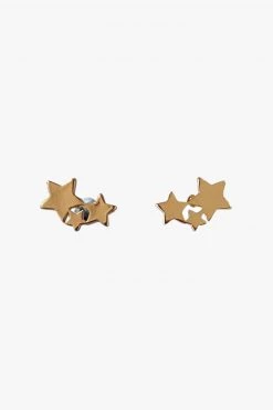 Flo Gives Back Star Cluster Stud Earrings Gold