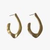 Flo Gives Back 15% To Women In Need Gold Hooked Earrings