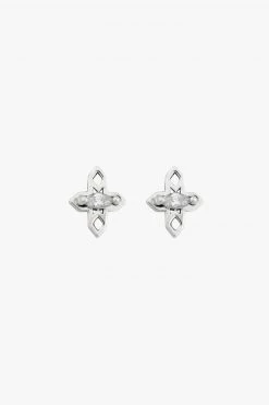 Lindi Kingi Tiny Cross Stud Earring Jewellery