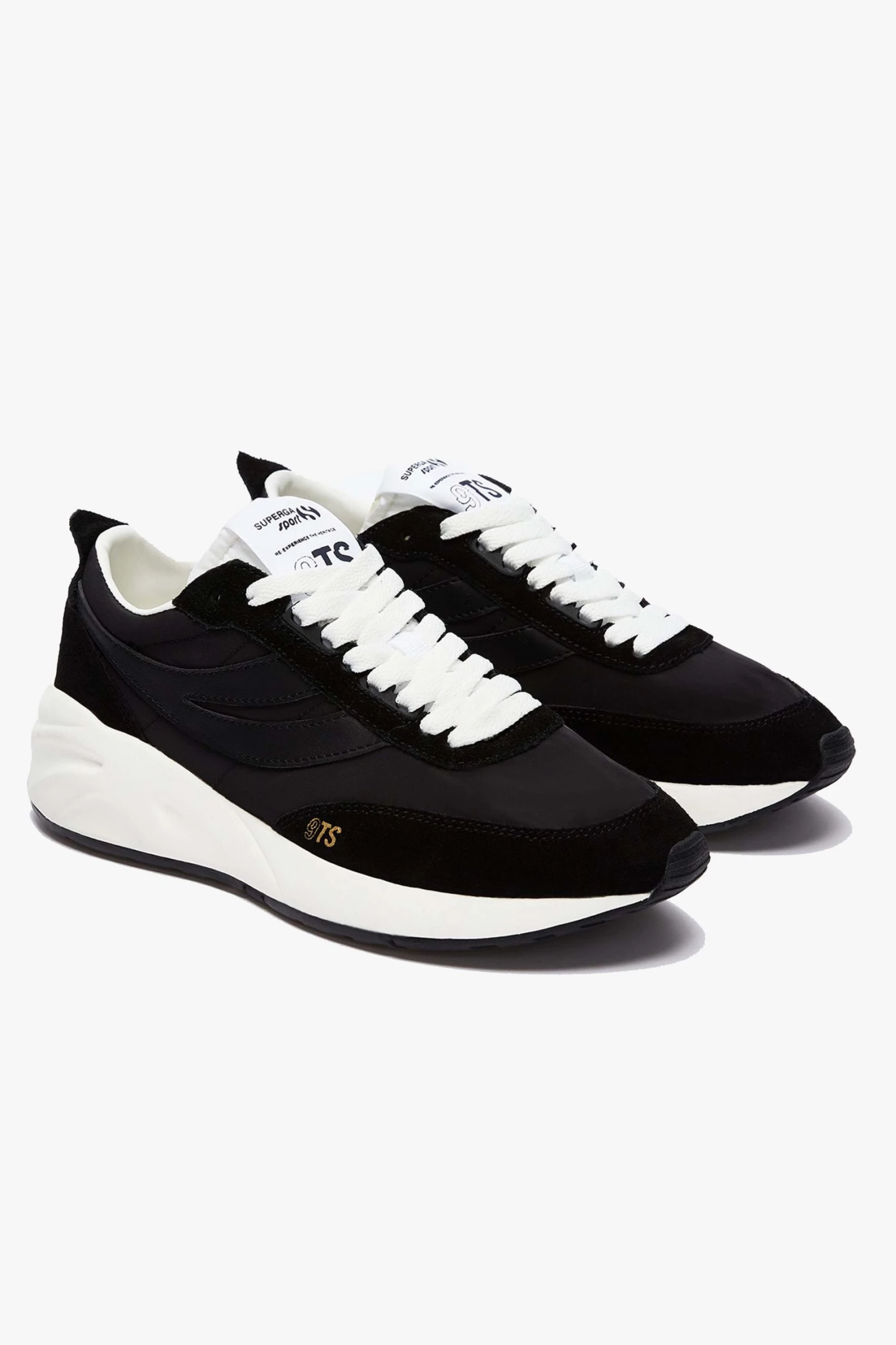 Superga 4089 Training 9TS Slim Black White Sneakers