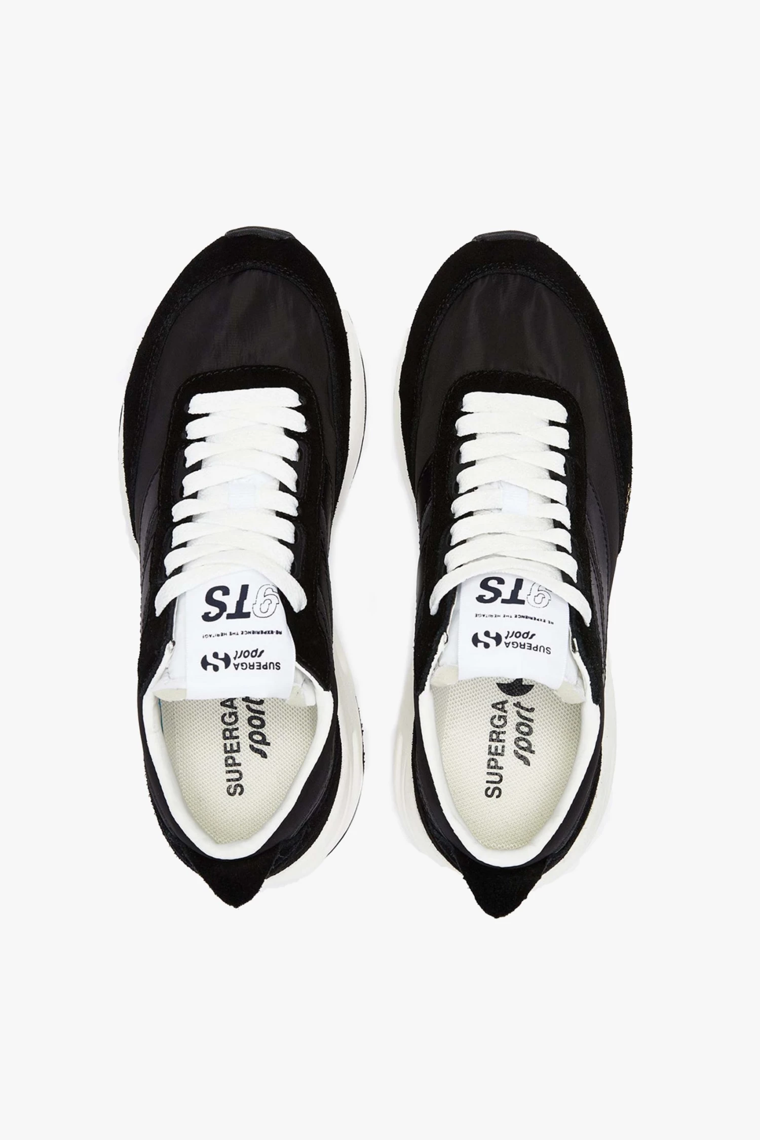 Superga 4089 Training 9TS Slim Black White Sneakers