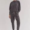 Assembly New In Jorja Washed Graphite Cropped Sweat