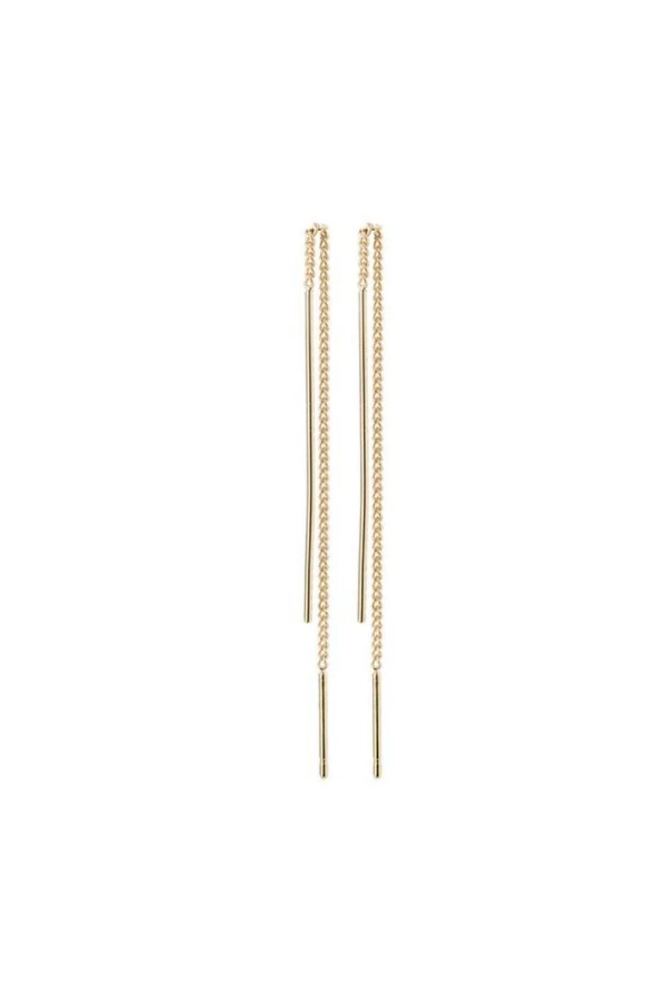 Pilgrim Tahoe Thread Bar Earrings Gold