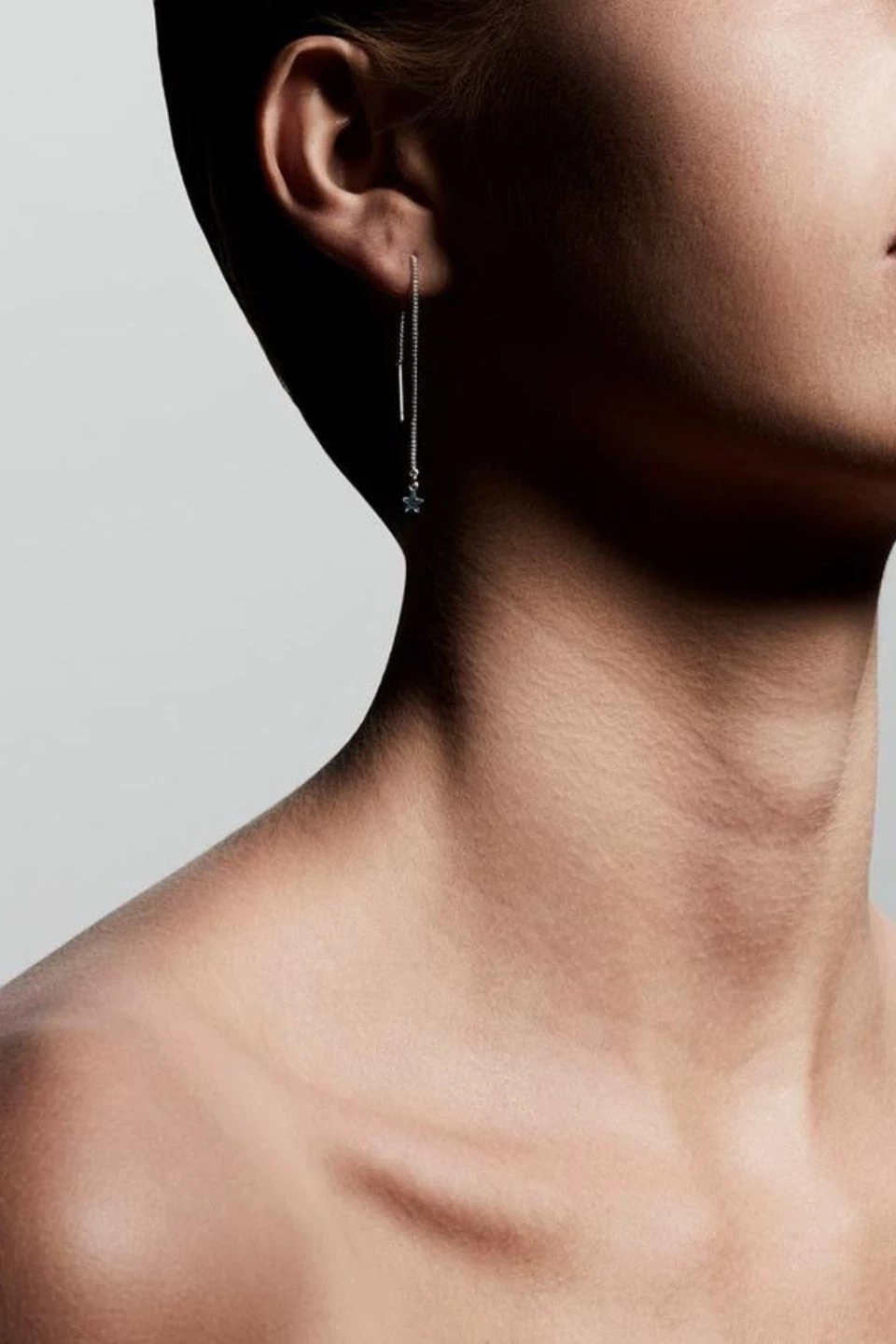 Pilgrim Jewellery Regina Mini Star Silver Thread Earrings