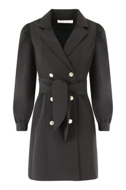 Coop Blazer Of Glory Black Tie Waist Dress New In