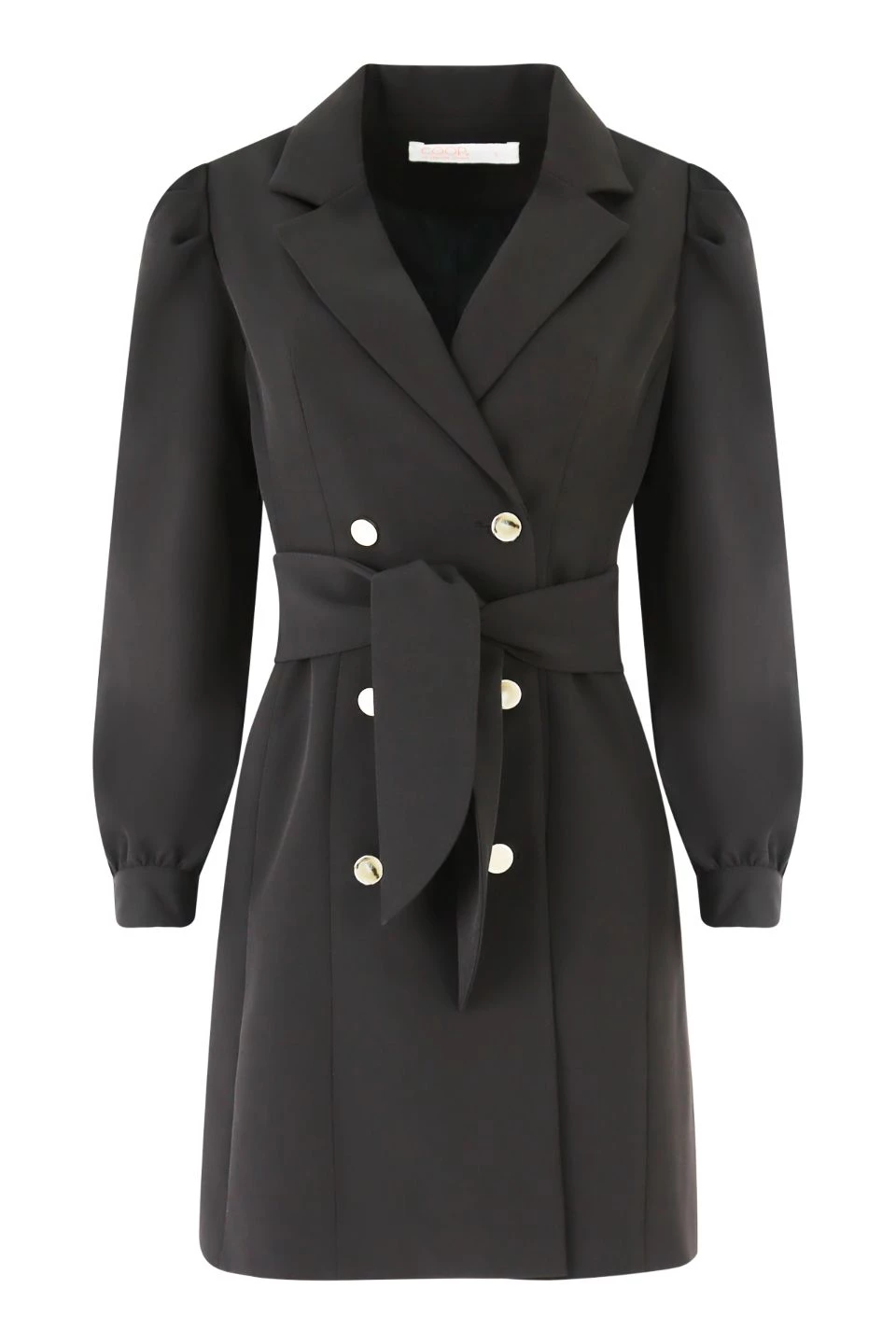 Coop Blazer Of Glory Black Tie Waist Dress New In