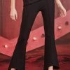 Coop Up And Run Black Flared Skinny Pant