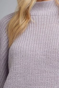 All About Eve Harper Purple High Neck LS Knit