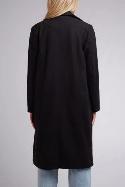 All About Eve Harmony Black LS Coat