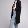 All About Eve Harmony Black LS Coat