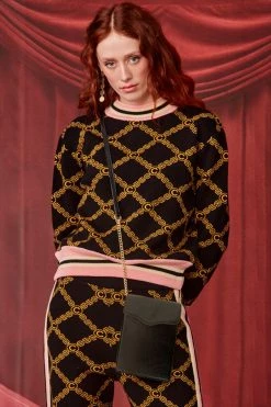 Coop Buckle The Trend Plain Black Cross Body Bag