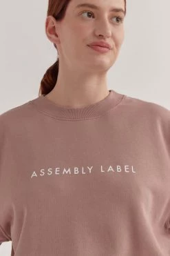 Assembly Logo Rosewood Fleece New In