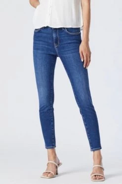 Mavi Tess Dark Brushed Indigo Organic Denim Jean