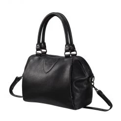 Status Anxiety Force Of Being Black Leather Handbag