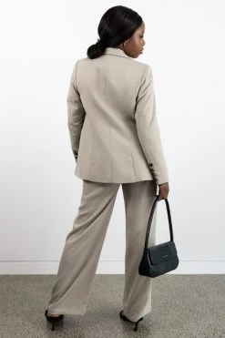 Ivy + Jack Favourite Stone Stretch Back Wide Leg Pants