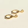 Brie Leon Jewellery Daisy Row 925 Drop Gold Sleeper Earrings