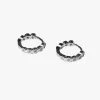 Brie Leon Jewellery 925 CZ Clear Redondo Pillar Silver Sleeper Earrings