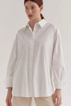 Assembly New In Everyday White Poplin Shirt