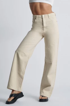 Abrand Jeans A 94' High Wide Ecru Denim Jeans New In