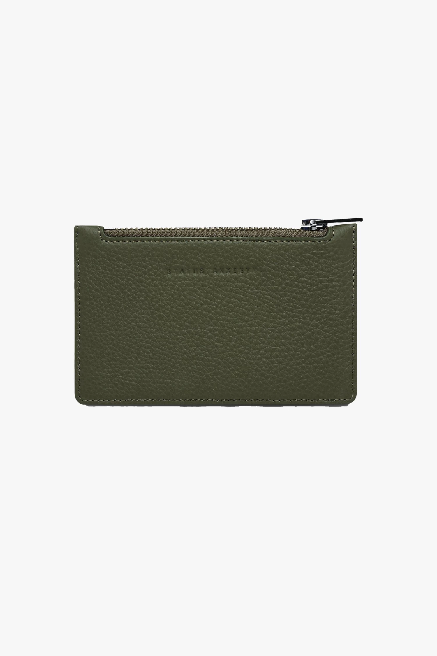 Status Anxiety Avoiding Things Khaki Wallet Bags & Wallets