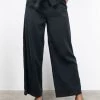 Among The Brave New In City Black Rayon Flat Front Pant