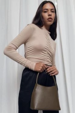 Brie Leon Bags & Wallets Chloe Top Handle Forest Green Bag