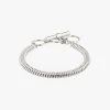 Pilgrim Belief Bar Hook Silver Chain Bracelet