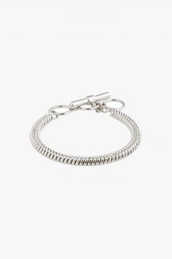 Pilgrim Belief Bar Hook Silver Chain Bracelet