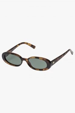 Le Specs Outta Love Oval Vintage Tort Sunglasses Eyewear