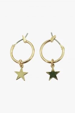 Flo Gives Back Star Sleeper Earrings Gold Jewellery