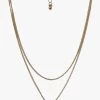 Flo Gives Back 15% To Women In Need Double Hearts Gold Necklace