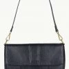 Brie Leon Isabel Black Snake Bag With Chain Bags & Wallets