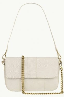 Brie Leon Isabel Stone Lizard Bag With Chain The AM To PM Edit