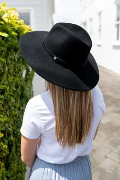 Brixton Layton Black Felt Hat