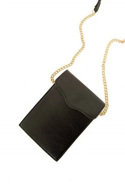 Coop Buckle The Trend Plain Black Cross Body Bag