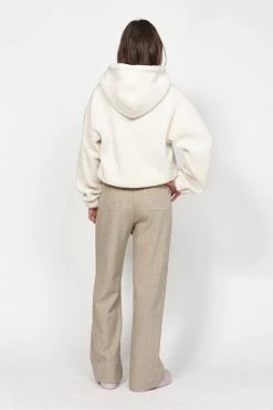 Leo + Be Bustle Teddy Vanilla Hoodie