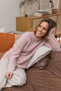 Maxted Knitwear Evie Dusty Pink Pullover Knit